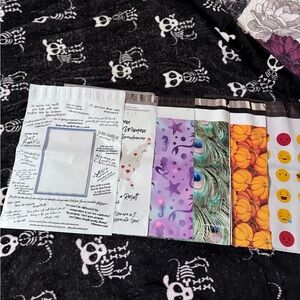 Colorful Patterned Poly Mailers Set 37 total